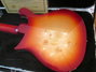 Dec 2015 Rickenbacker 660/12 Mod, Fireglo: Body - Rear