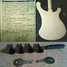 May 1990 Rickenbacker 4003(LH)/4 , White: Body - Rear
