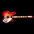 Rickenbacker 360/6 , Fireglo: Full Instrument - Front