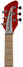Rickenbacker 330/6 SPC, Alarm Red: Headstock