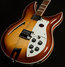 Rickenbacker 381/12 V69, Walnut Burst: Body - Front
