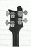 Rickenbacker 4003/4 S, Matte Black: Headstock - Rear