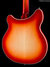 Mar 2018 Rickenbacker 360/6 , Fireglo: Body - Rear