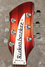 Rickenbacker 330/6 , Fireglo: Headstock