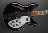 Rickenbacker 381/6 V69, Jetglo: Close up - Free