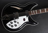 Rickenbacker 381/12 V69, Jetglo: Close up - Free