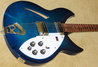 Rickenbacker 330/6 , Blueburst: Close up - Free2