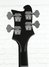 Rickenbacker 4003/4 S, Jetglo: Headstock - Rear