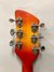 Rickenbacker 320/6 RIC Boutique One-Off, Honey Burst Satin: Headstock - Rear