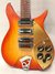 Rickenbacker 320/6 RIC Boutique One-Off, Honey Burst Satin: Body - Front