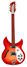 Rickenbacker 330/6 , Fireglo: Full Instrument - Front