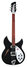 Rickenbacker 330/6 , Matte Black: Full Instrument - Front