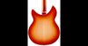 Sep 2016 Rickenbacker 360/12 C63, Fireglo: Body - Rear