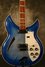 Rickenbacker 381/6 V69, Blueburst: Body - Front