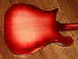Apr 1965 Rickenbacker 450/12 , Fireglo: Body - Rear