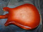 Rickenbacker ES17/6 Electro, Fireglo: Body - Rear