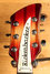 Rickenbacker 370/6 WB, Fireglo: Headstock