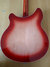 Aug 2001 Rickenbacker 360/12 , Fireglo: Body - Rear