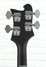 Rickenbacker 4003/4 , Matte Black: Headstock - Rear