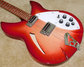 Rickenbacker 330/6 , Fireglo: Close up - Free2