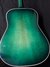 Dec 2010 Rickenbacker 730/6 PW Build (acoustic), Greenburst: Body - Rear