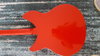 Aug 1985 Rickenbacker 330/6 , Red: Body - Rear