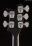Rickenbacker 4003/5 S, Matte Black: Headstock - Rear