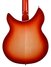 Sep 2017 Rickenbacker 1993/12 Plus, Fireglo: Body - Rear