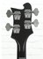 Rickenbacker 4003/4 S, Jetglo: Headstock - Rear