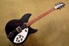 Rickenbacker 330/6 , Matte Black: Full Instrument - Front
