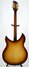 Rickenbacker 330/6 SPC, Walnut Burst: Full Instrument - Rear