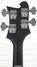 Rickenbacker 4003/4 , Matte Black: Headstock - Rear