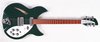 Rickenbacker 330/6 SPC, British Racing Green: Full Instrument - Front