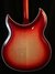 Dec 2012 Rickenbacker 381/6 V69, Fireglo: Body - Rear