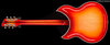 Rickenbacker 381/6 V69, Fireglo: Full Instrument - Rear