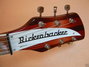 Nov 1994 Rickenbacker 381/6 V69, Fireglo: Headstock