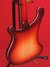 Rickenbacker 4003/4 Mod, Fireglo: Body - Rear