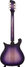 Apr 1996 Rickenbacker 660/12 One Off, Purpleburst: Body - Rear