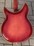 Dec 1968 Rickenbacker 381/6 Mod, Fireglo: Body - Rear