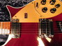 Rickenbacker 660/6 , Burgundy: Close up - Free2