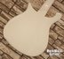 Apr 2005 Rickenbacker 650/6 Mod, White: Body - Rear