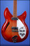 Rickenbacker 381/6 , Fireglo: Body - Front