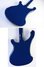 Mar 1974 Rickenbacker 4001/4 Mod, Azureglo: Body - Rear