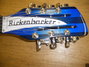 Jun 2007 Rickenbacker 360/12 , Blueburst: Headstock