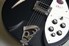 Rickenbacker 330/6 , Matte Black: Close up - Free