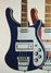 Rickenbacker 4001/4 , Azureglo: Full Instrument - Front