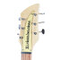 Rickenbacker 325/6 C58, Mapleglo: Headstock