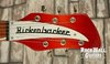 Rickenbacker 1996/6 f hole, Amber Fireglo: Headstock