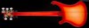 Rickenbacker 4003/5 S, Fireglo: Full Instrument - Rear