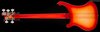 Rickenbacker 4003/5 S, Fireglo: Full Instrument - Rear